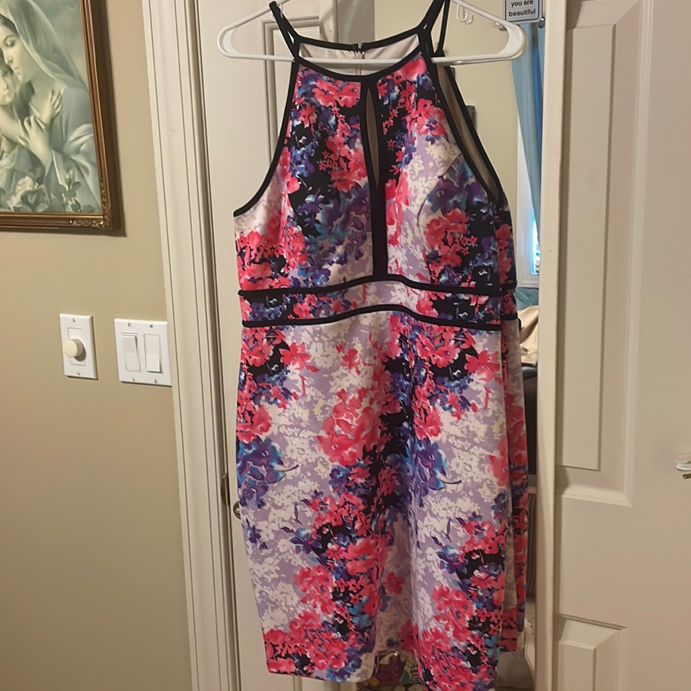 Floral cocktail dress